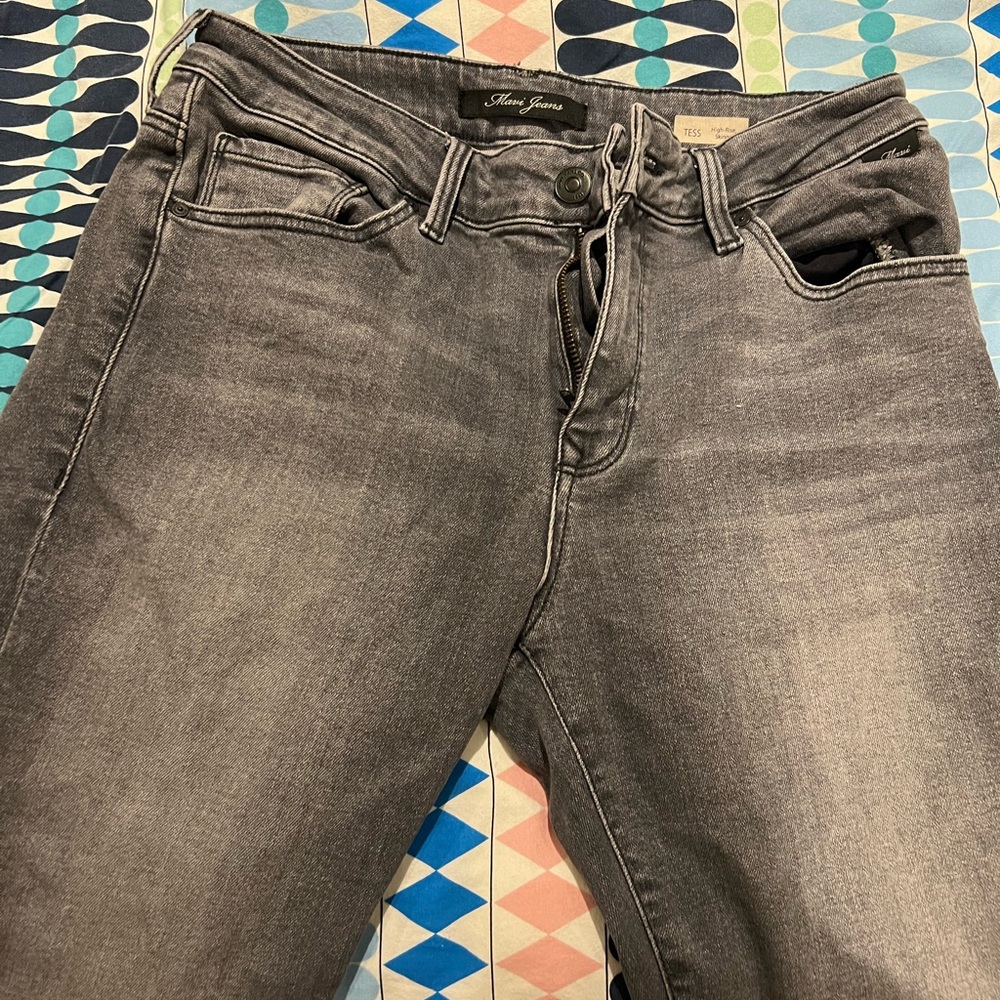 Mavi Tess jeans dark grey size 29 Cropped!  Unique and worn only few times